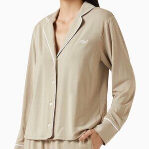 Kith Taupe Pajama Shirt